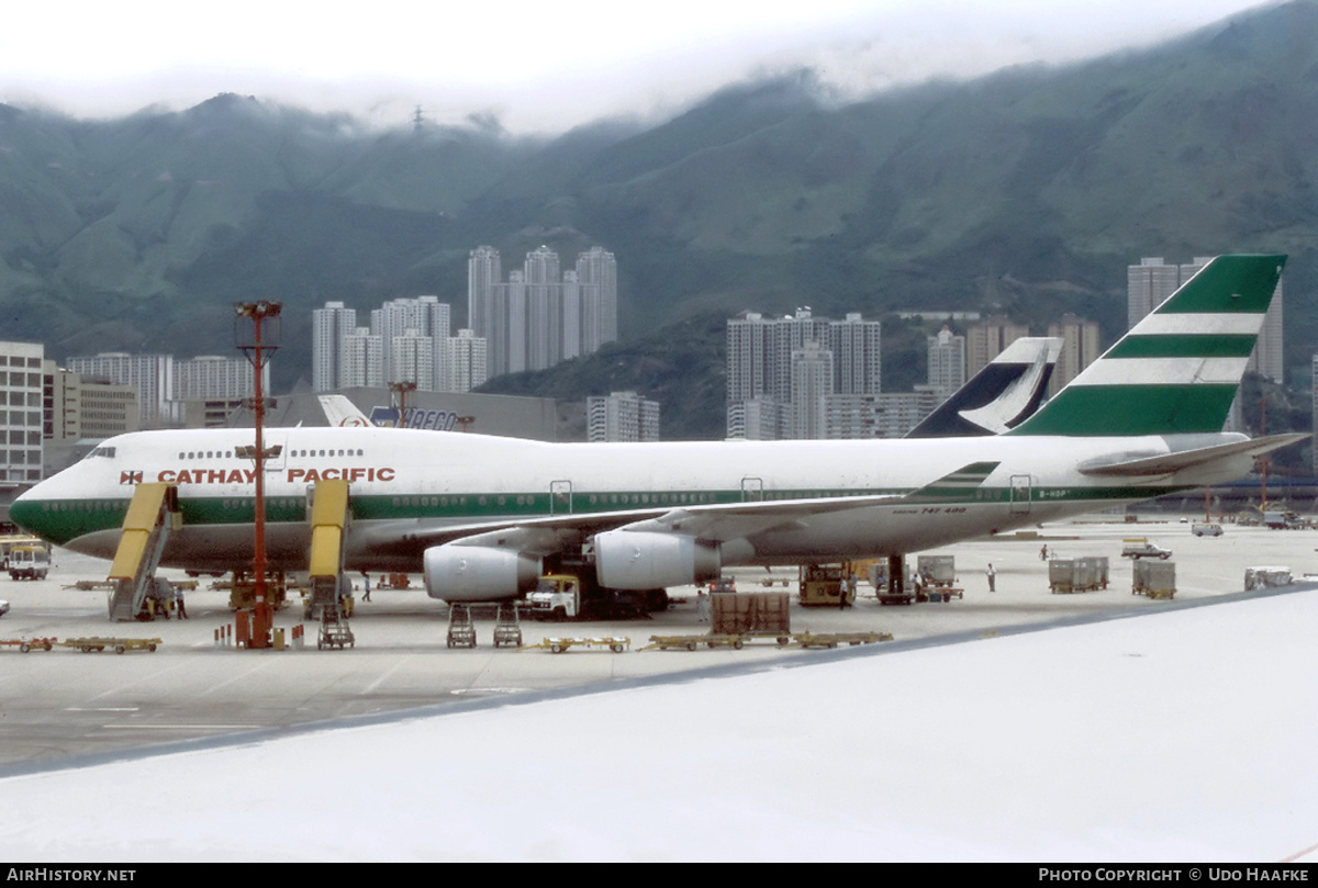 Aircraft Photo of B-HOP | Boeing 747-467 | Cathay Pacific Airways | AirHistory.net #397394