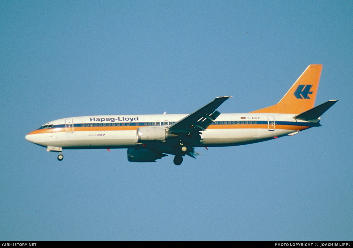 Aircraft Photo of D-AHLP | Boeing 737-4K5 | Hapag-Lloyd | AirHistory.net #397406