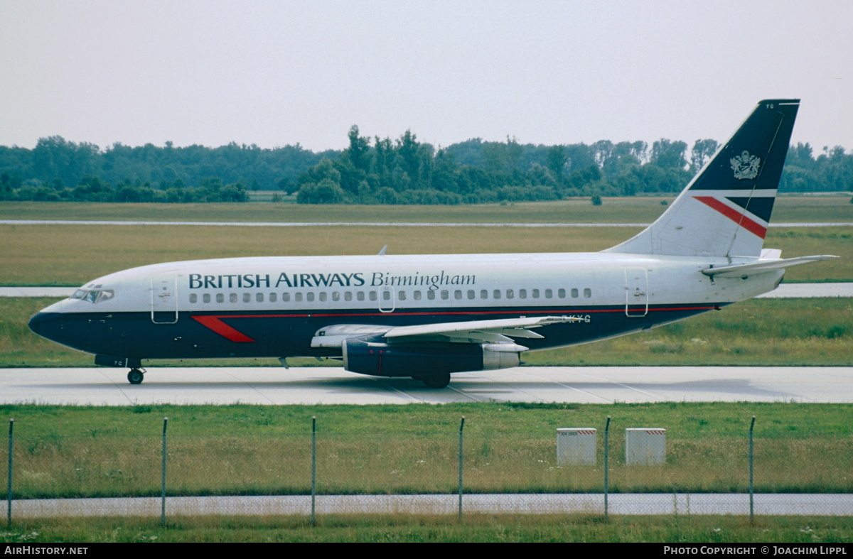 Aircraft Photo of G-BKYG | Boeing 737-236/Adv | British Airways Birmingham | AirHistory.net #397407
