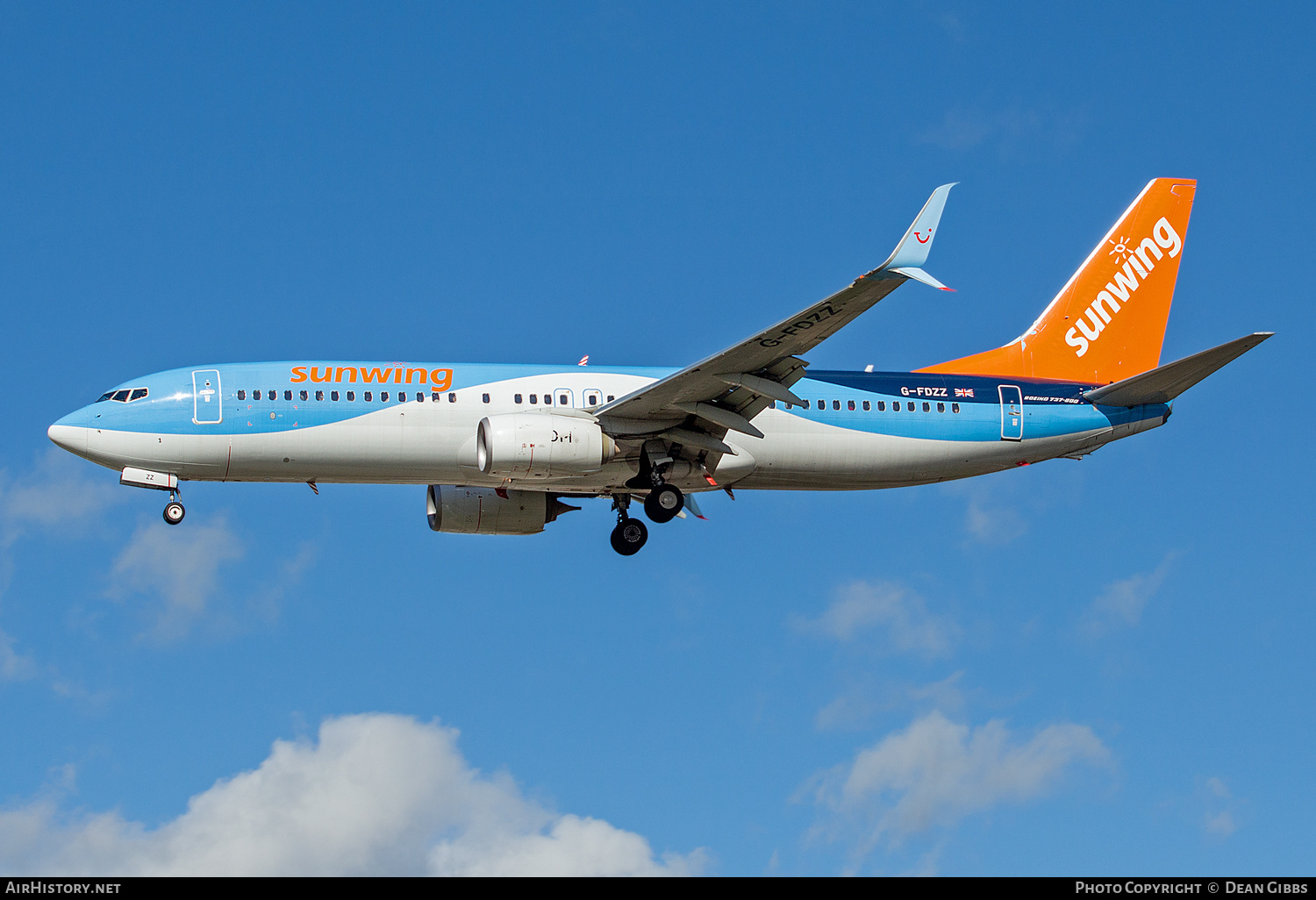 Aircraft Photo of G-FDZZ | Boeing 737-8K5 | Sunwing Airlines | AirHistory.net #397409