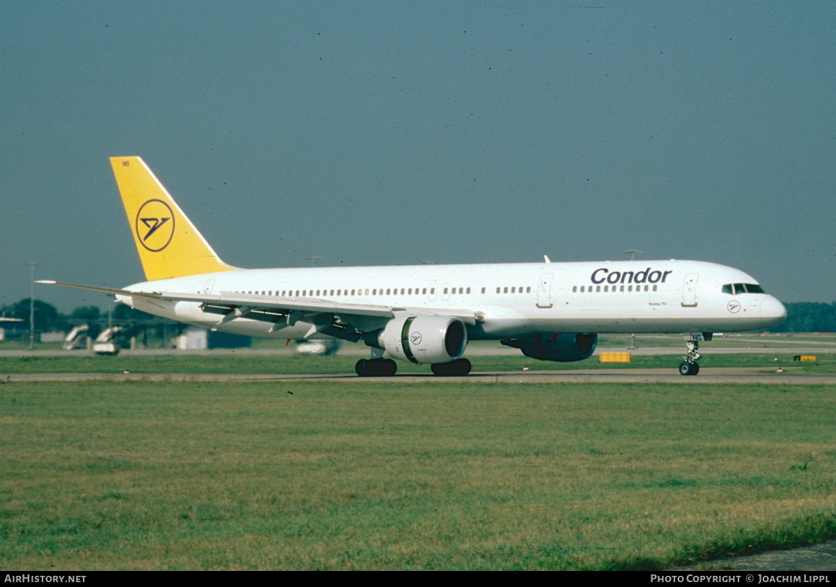 Aircraft Photo of D-ABNS | Boeing 757-230 | Condor Flugdienst | AirHistory.net #397420