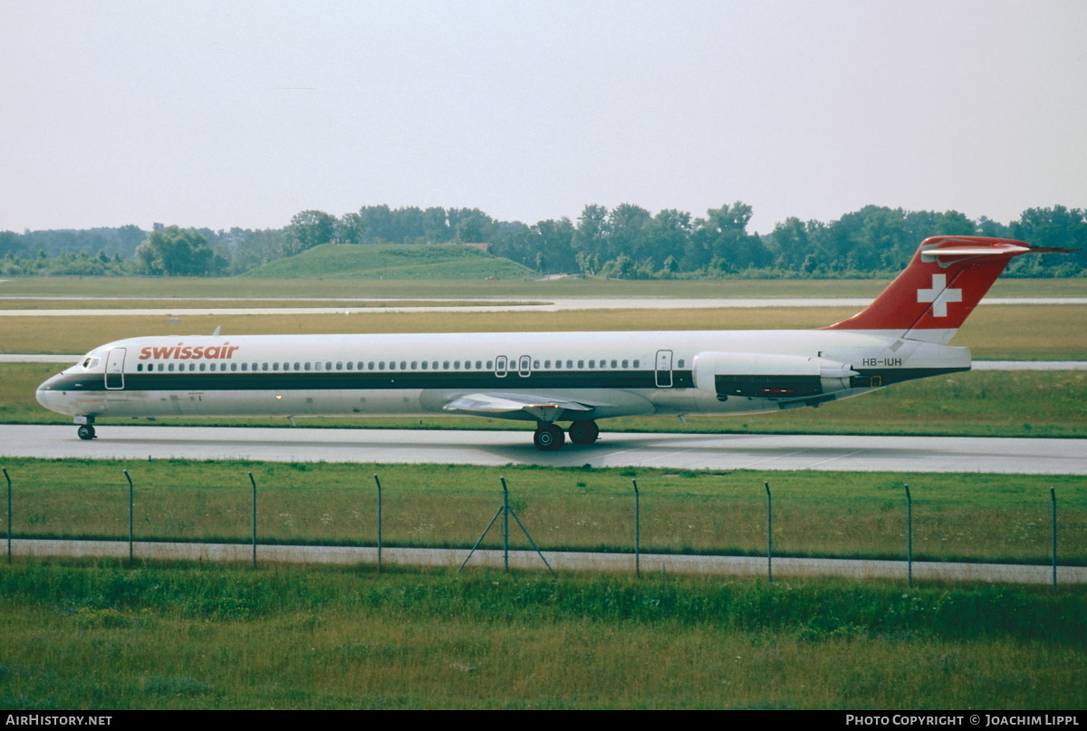 Aircraft Photo of HB-IUH | McDonnell Douglas MD-81 (DC-9-81) | Swissair | AirHistory.net #397433