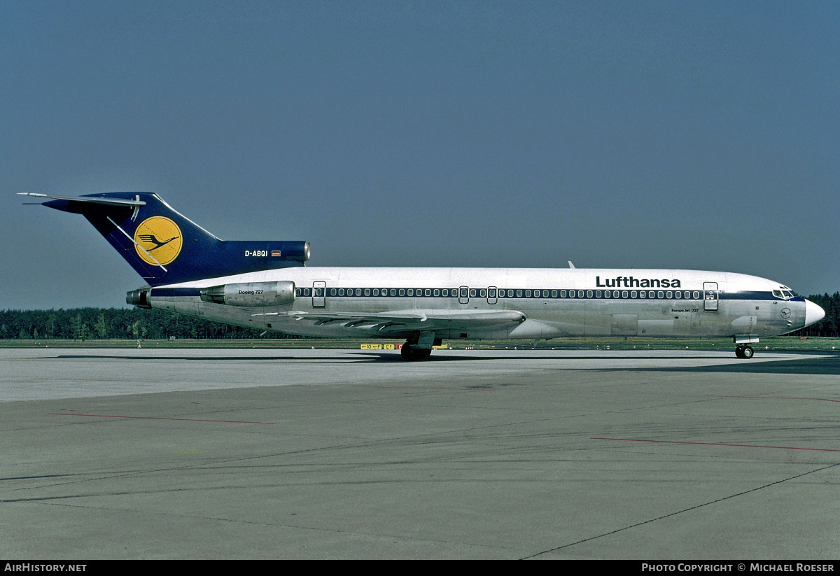 Aircraft Photo of D-ABQI | Boeing 727-230/Adv | Lufthansa | AirHistory.net #397463