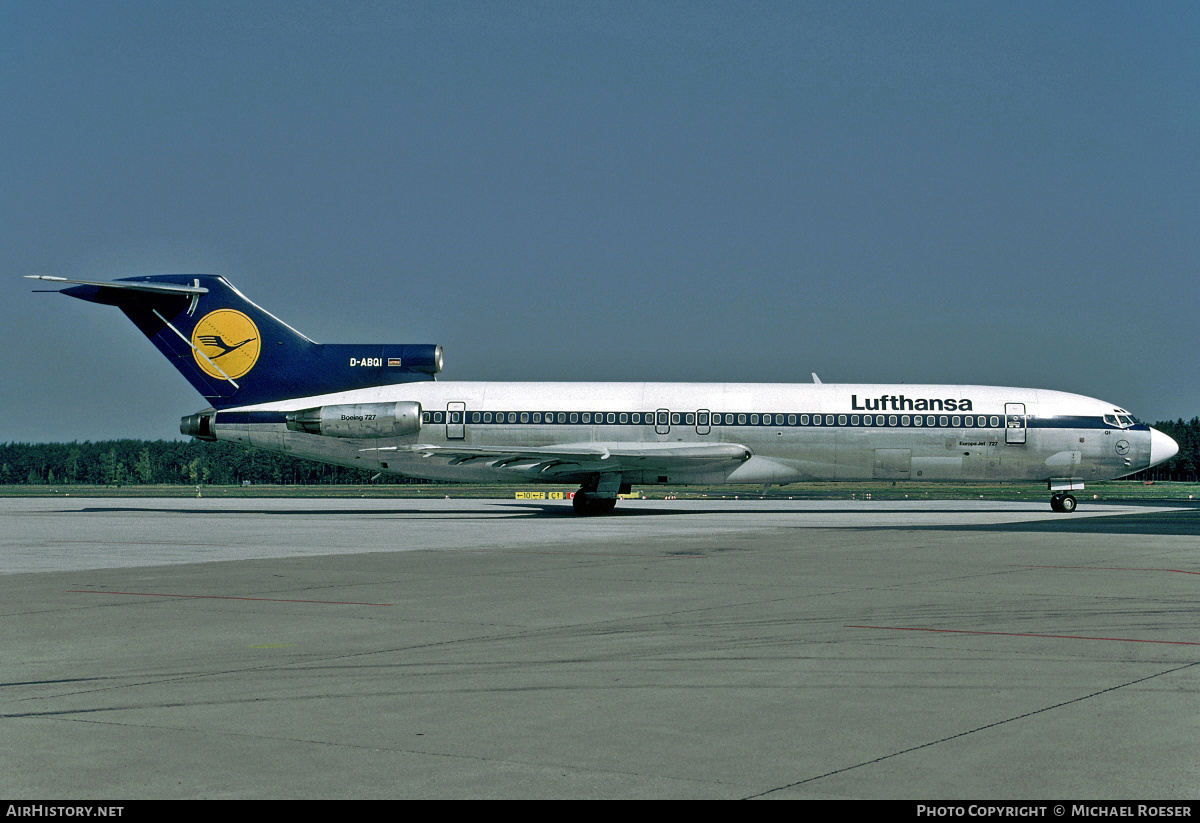 Aircraft Photo of D-ABQI | Boeing 727-230/Adv | Lufthansa | AirHistory.net #397463