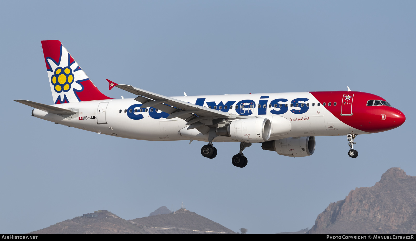 Aircraft Photo of HB-JJN | Airbus A320-214 | Edelweiss Air | AirHistory.net #397491