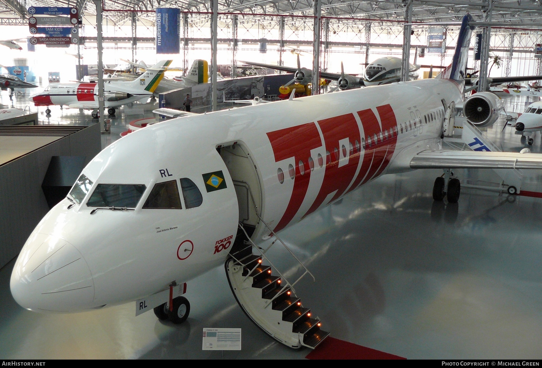 Aircraft Photo of PT-MRL | Fokker 100 (F28-0100) | TAM Linhas Aéreas | AirHistory.net #397495