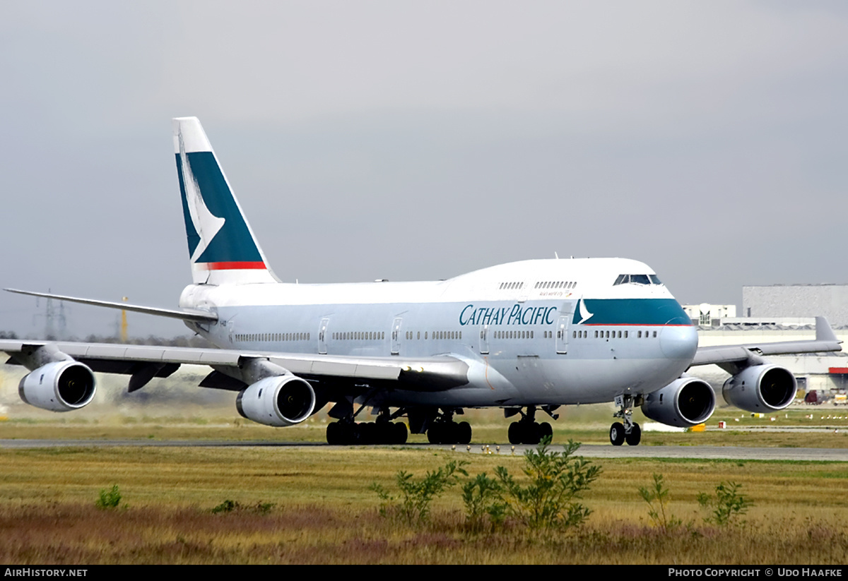 Aircraft Photo of B-HUB | Boeing 747-467 | Cathay Pacific Airways | AirHistory.net #397496