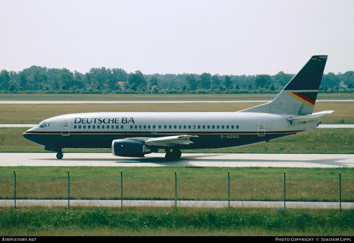 Aircraft Photo of D-ADBG | Boeing 737-3L9 | Deutsche BA | AirHistory.net #397504