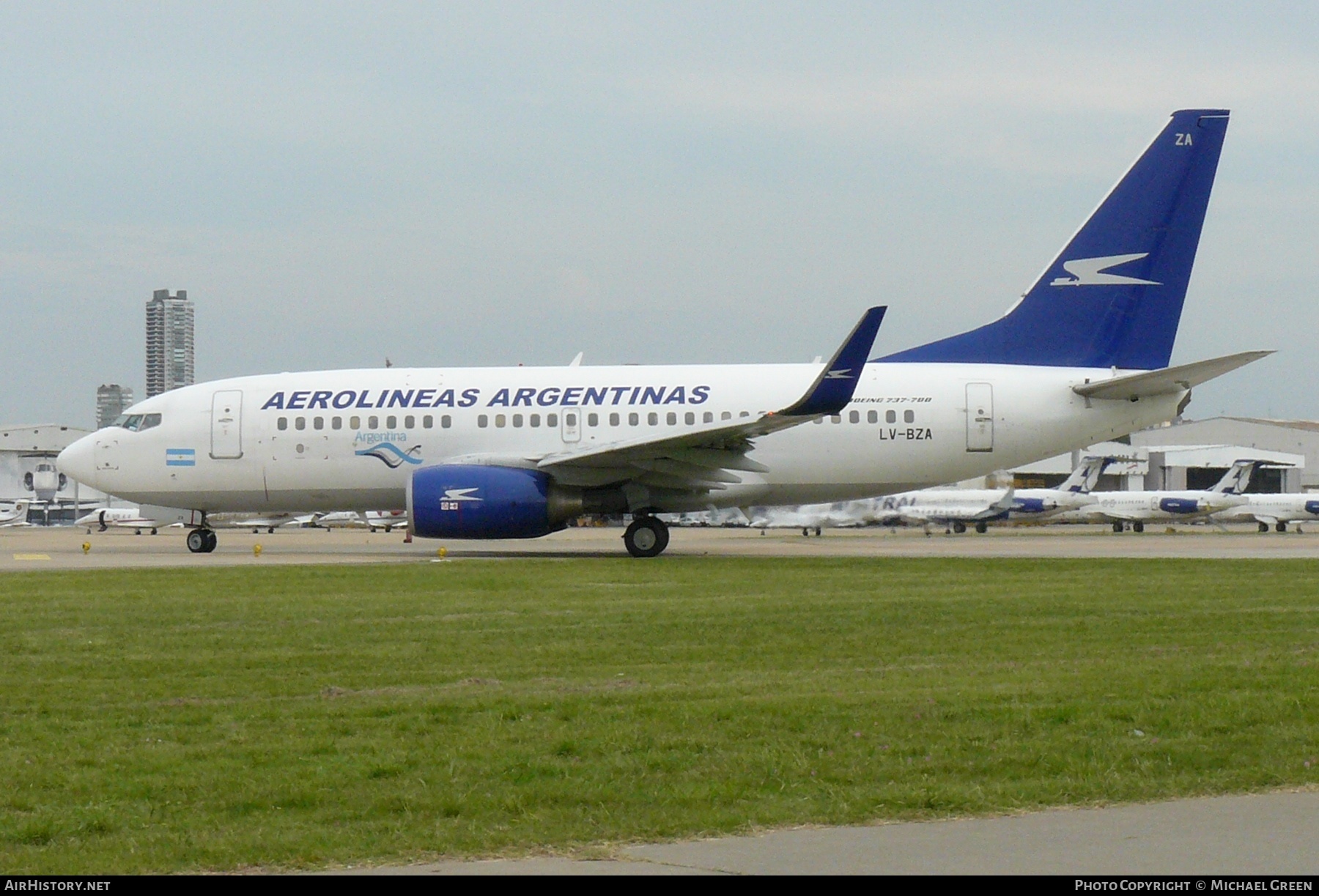 Aircraft Photo of LV-BZA | Boeing 737-76N | Aerolíneas Argentinas | AirHistory.net #397510