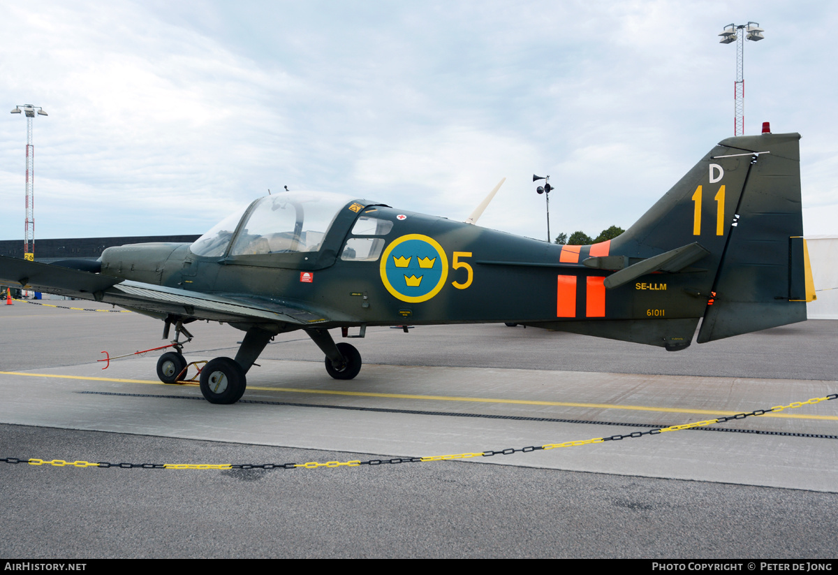 Aircraft Photo of SE-LLM / 61011 | Scottish Aviation Sk61 Bulldog | Sweden - Air Force | AirHistory.net #397528