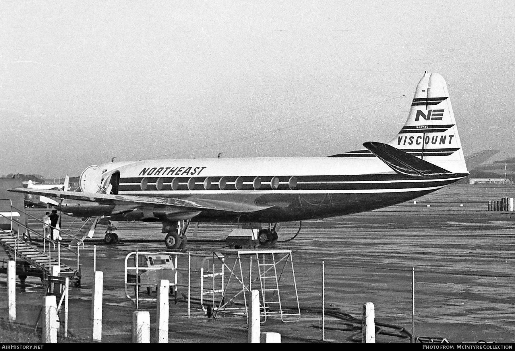 Aircraft Photo of N6598C | Vickers 798D Viscount | Northeast Airlines | AirHistory.net #397550