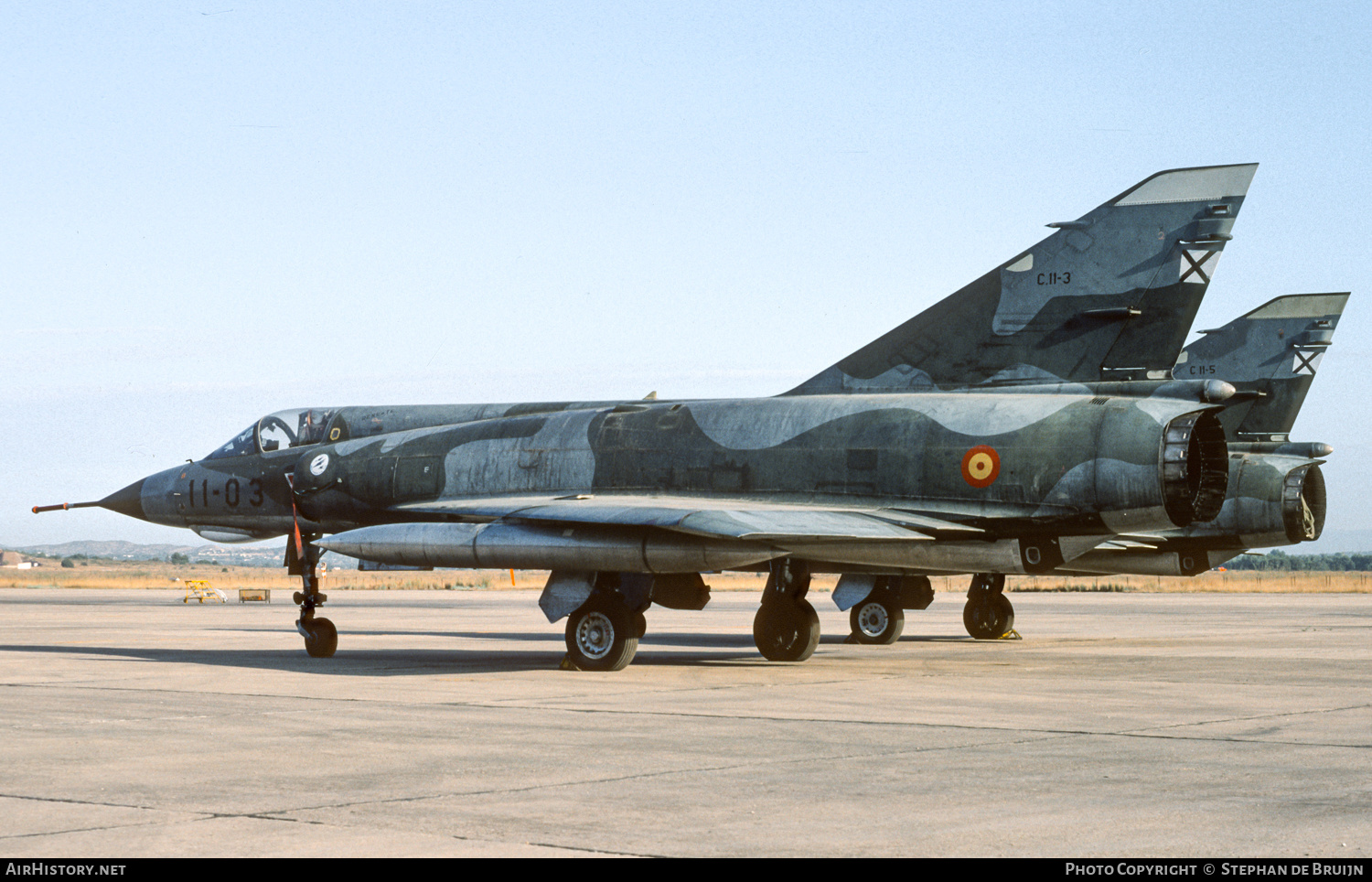 Aircraft Photo of C.11-3 | Dassault Mirage IIIEE | Spain - Air Force | AirHistory.net #397588