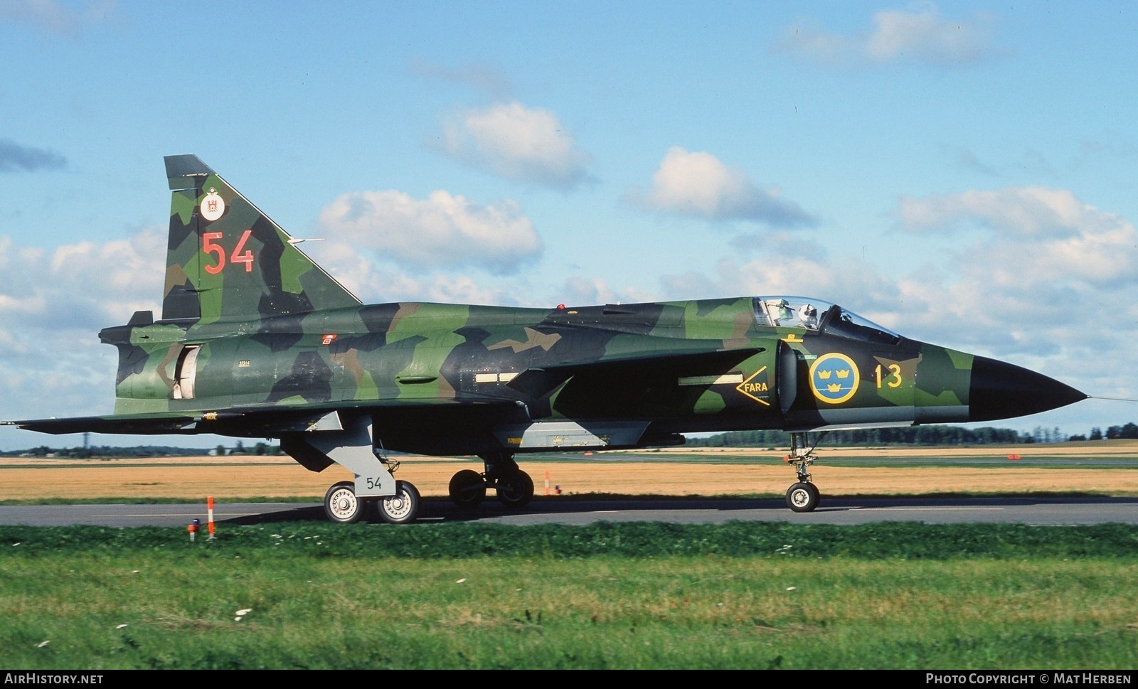 Aircraft Photo of 37314 | Saab JA37 Viggen | Sweden - Air Force | AirHistory.net #397601