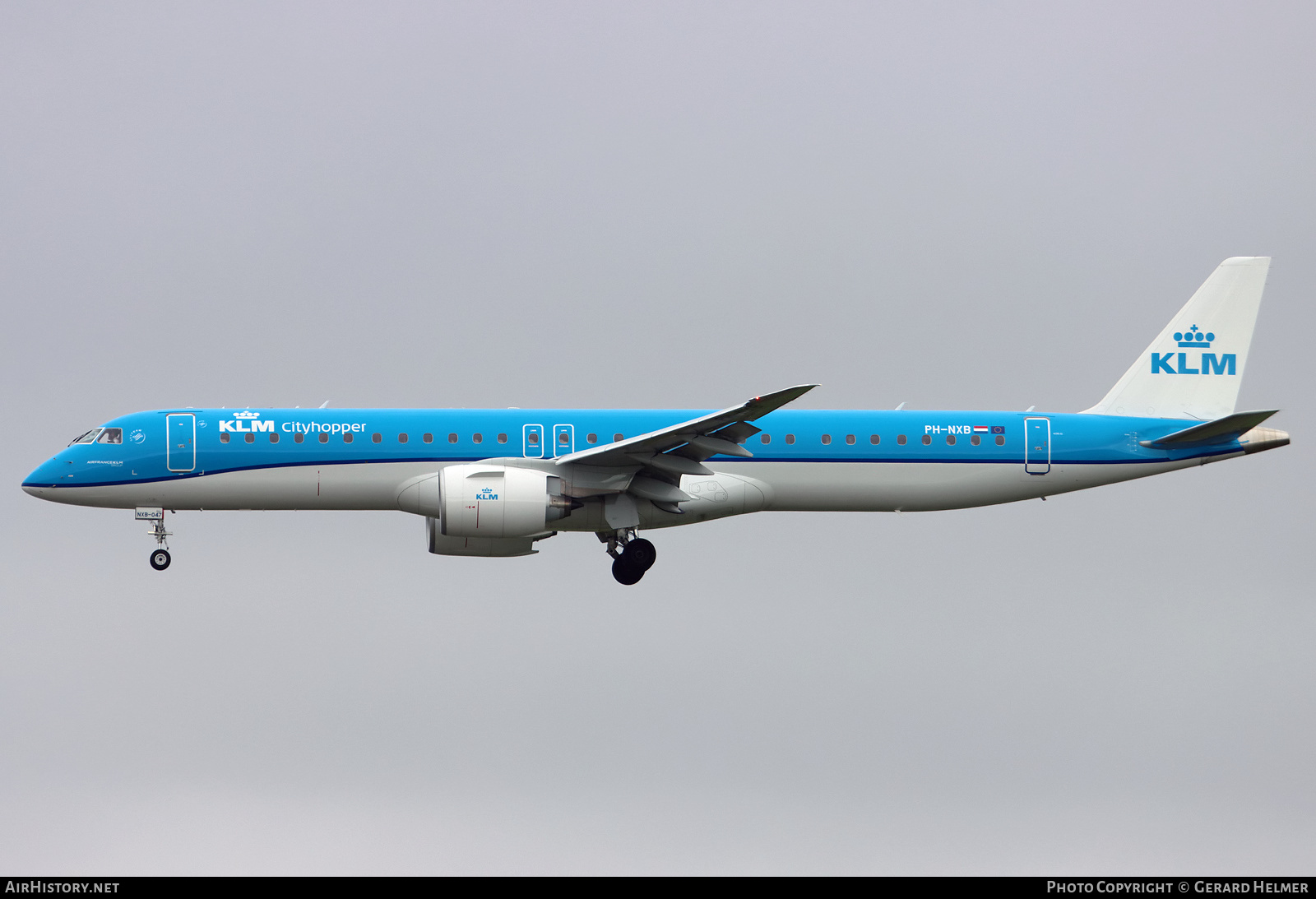 Aircraft Photo of PH-NXB | Embraer 195-E2 (ERJ-190-400) | KLM Cityhopper | AirHistory.net #397615