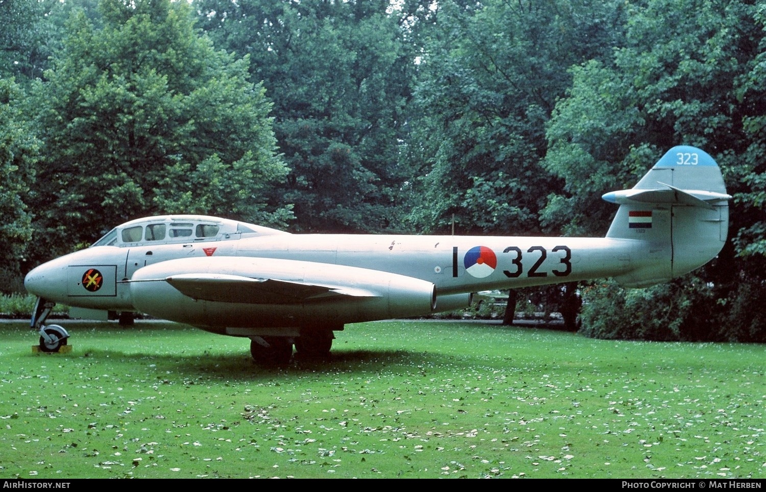 Aircraft Photo of I-323 | Gloster Meteor T7 | Netherlands - Air Force | AirHistory.net #397617