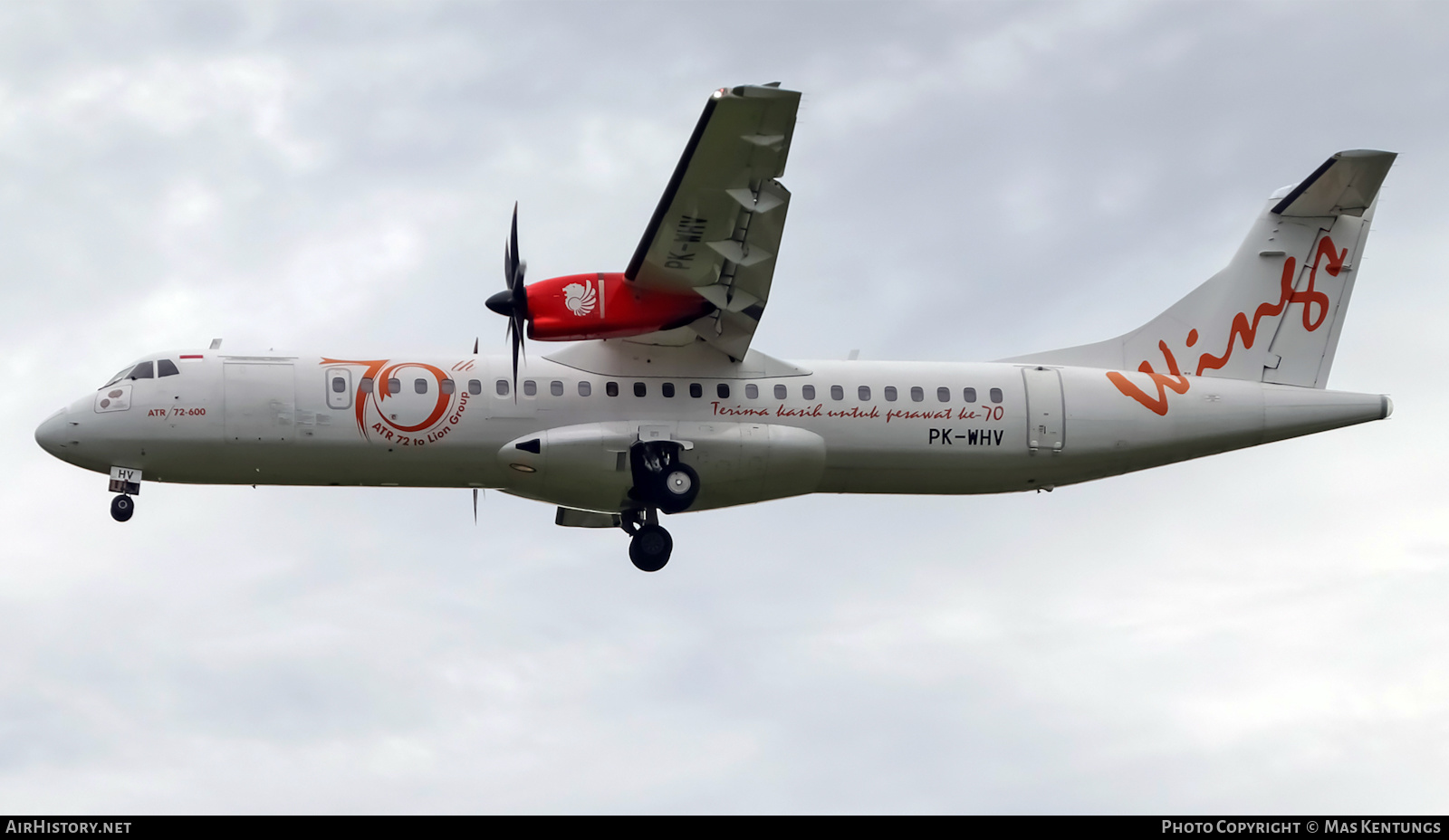 Aircraft Photo of PK-WHV | ATR ATR-72-600 (ATR-72-212A) | Wings Air | AirHistory.net #397618