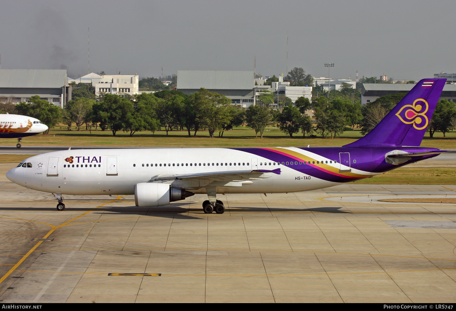 Aircraft Photo of HS-TAD | Airbus A300B4-601 | Thai Airways International | AirHistory.net #397632