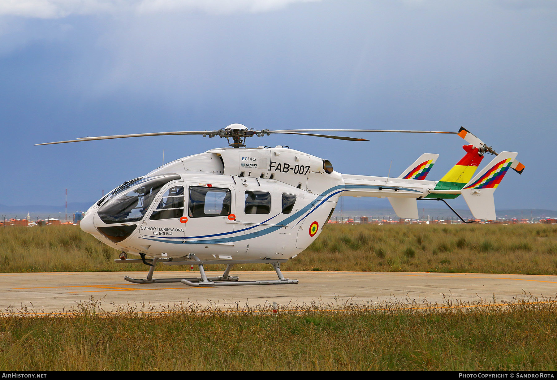 Aircraft Photo of FAB-007 | Airbus Helicopters EC-145 (BK-117 D-2) | Bolivia - Air Force | AirHistory.net #397645