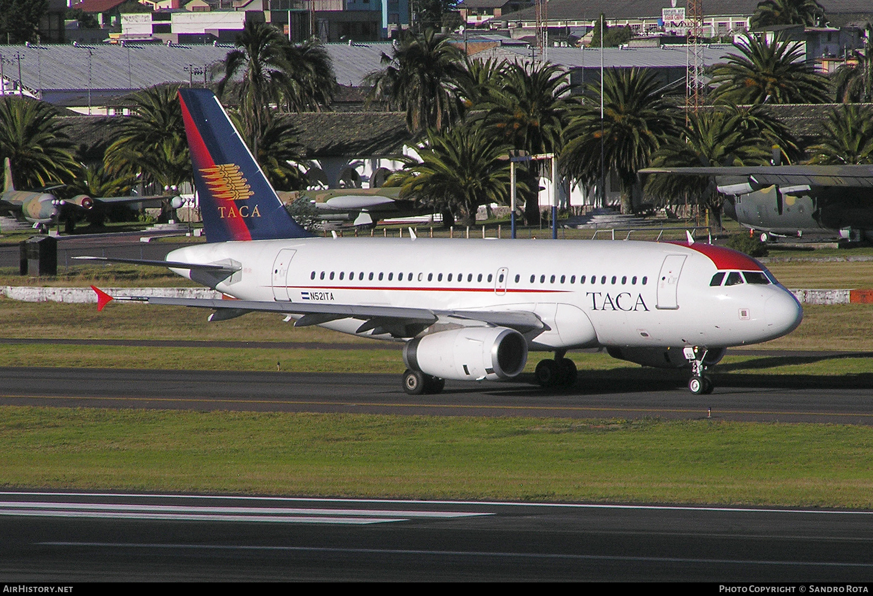 Aircraft Photo of N521TA | Airbus A319-132 | TACA - Transportes Aéreos Centro Americanos | AirHistory.net #397654