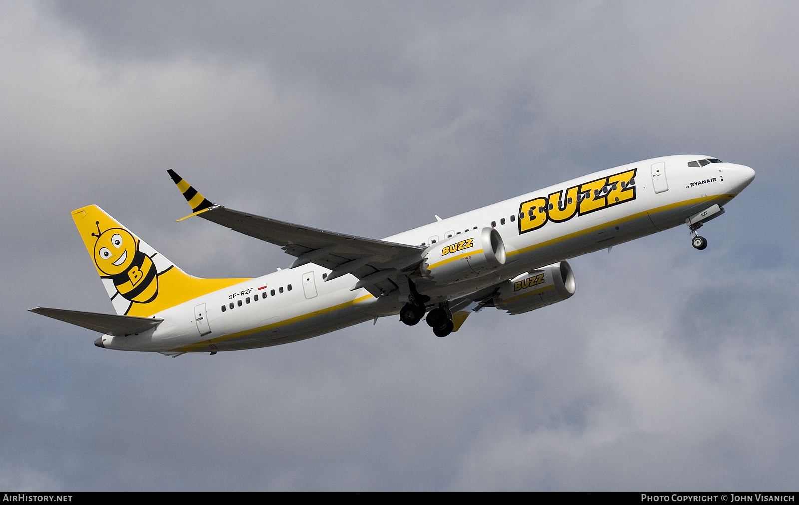 Aircraft Photo of SP-RZF | Boeing 737-8200 Max 200 | Buzz | AirHistory.net #397660