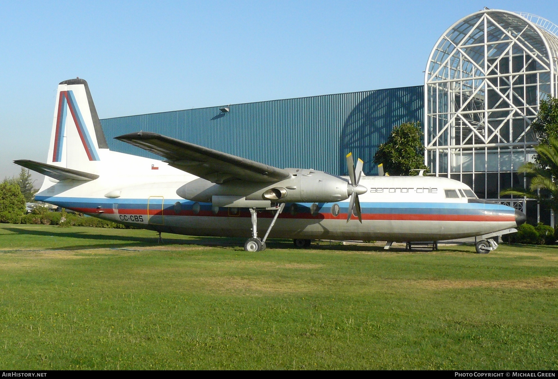 Aircraft Photo of CC-CBS | Fairchild F-27J | Aeronor Chile | AirHistory.net #397704