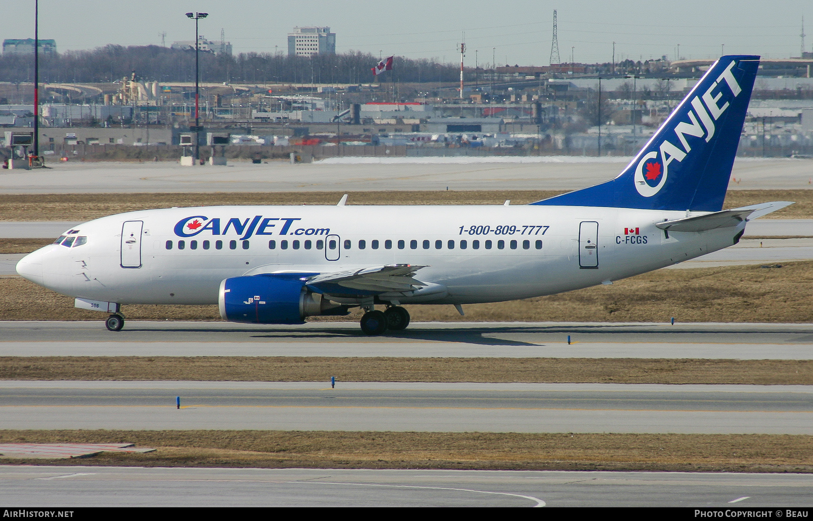 Aircraft Photo of C-FCGS | Boeing 737-522 | CanJet Airlines | AirHistory.net #397713