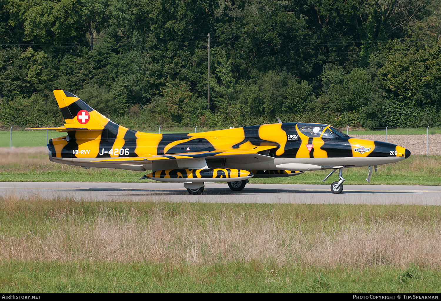 Aircraft Photo of HB-RVV / J-4206 | Hawker Hunter T68 | Switzerland - Air Force | AirHistory.net #397732