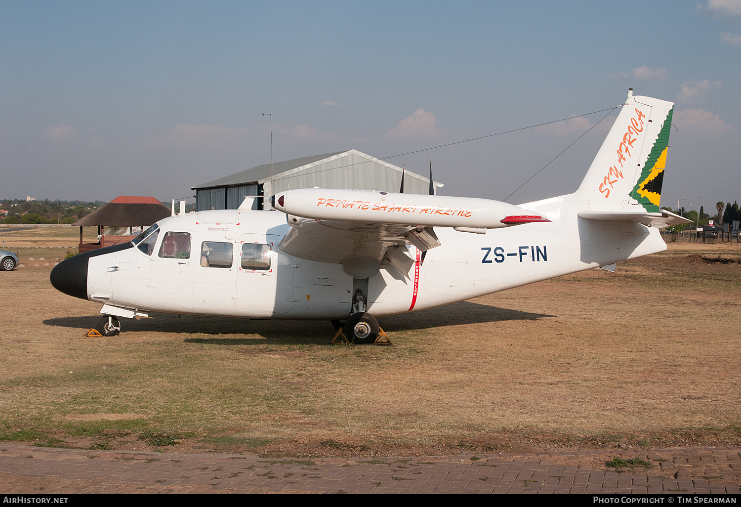 Aircraft Photo of ZS-FIN | Piaggio P-166S Albatross | Sky Africa | AirHistory.net #397761