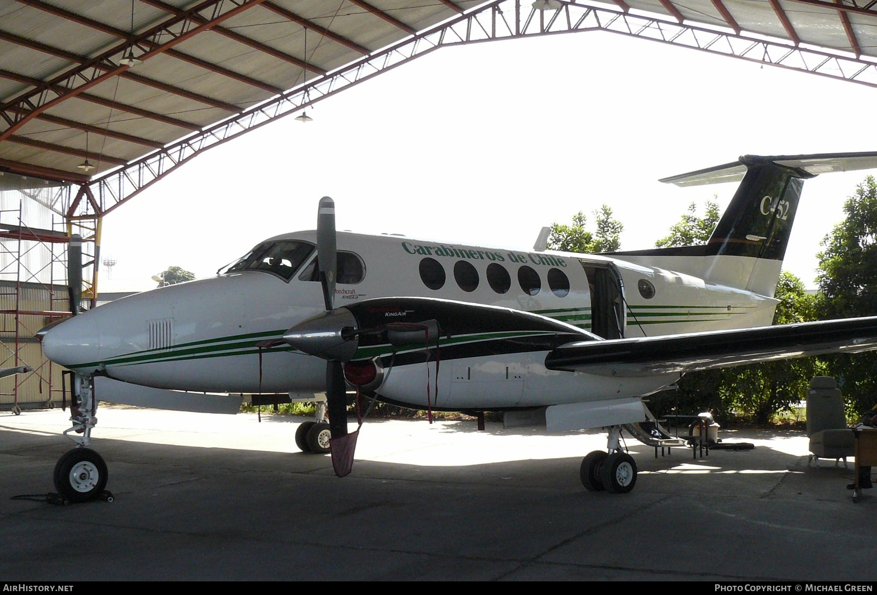 Aircraft Photo of C-52 | Hawker Beechcraft B200GT King Air | Chile - Carabineros | AirHistory.net #397764