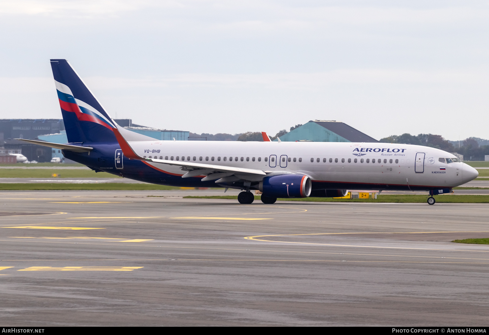 Aircraft Photo of VQ-BHB | Boeing 737-800 | Aeroflot - Russian Airlines | AirHistory.net #397784