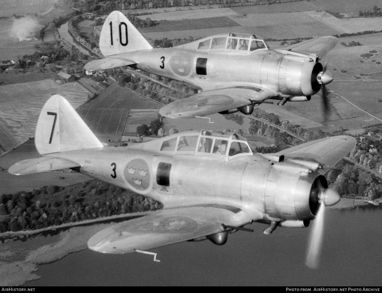 Aircraft Photo of 2103 | Seversky J9 (EP-106) | Sweden - Air Force | AirHistory.net #397819