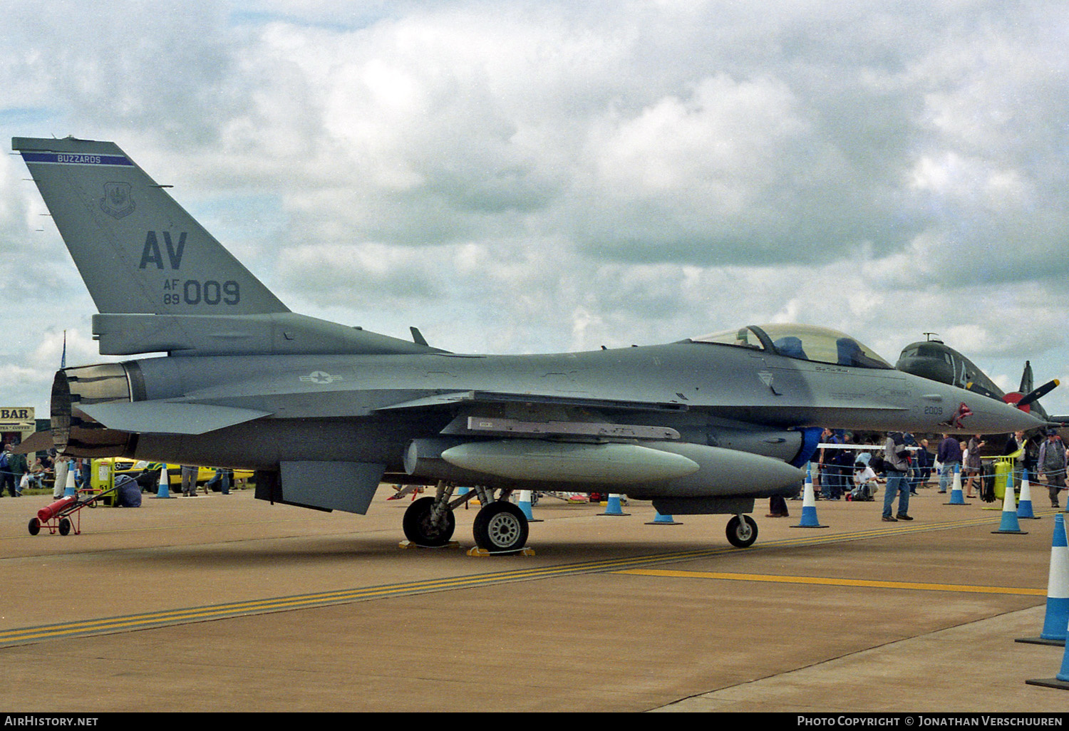 Aircraft Photo of 89-2009 / AF89-009 | General Dynamics F-16CG Fighting Falcon | USA - Air Force | AirHistory.net #397839