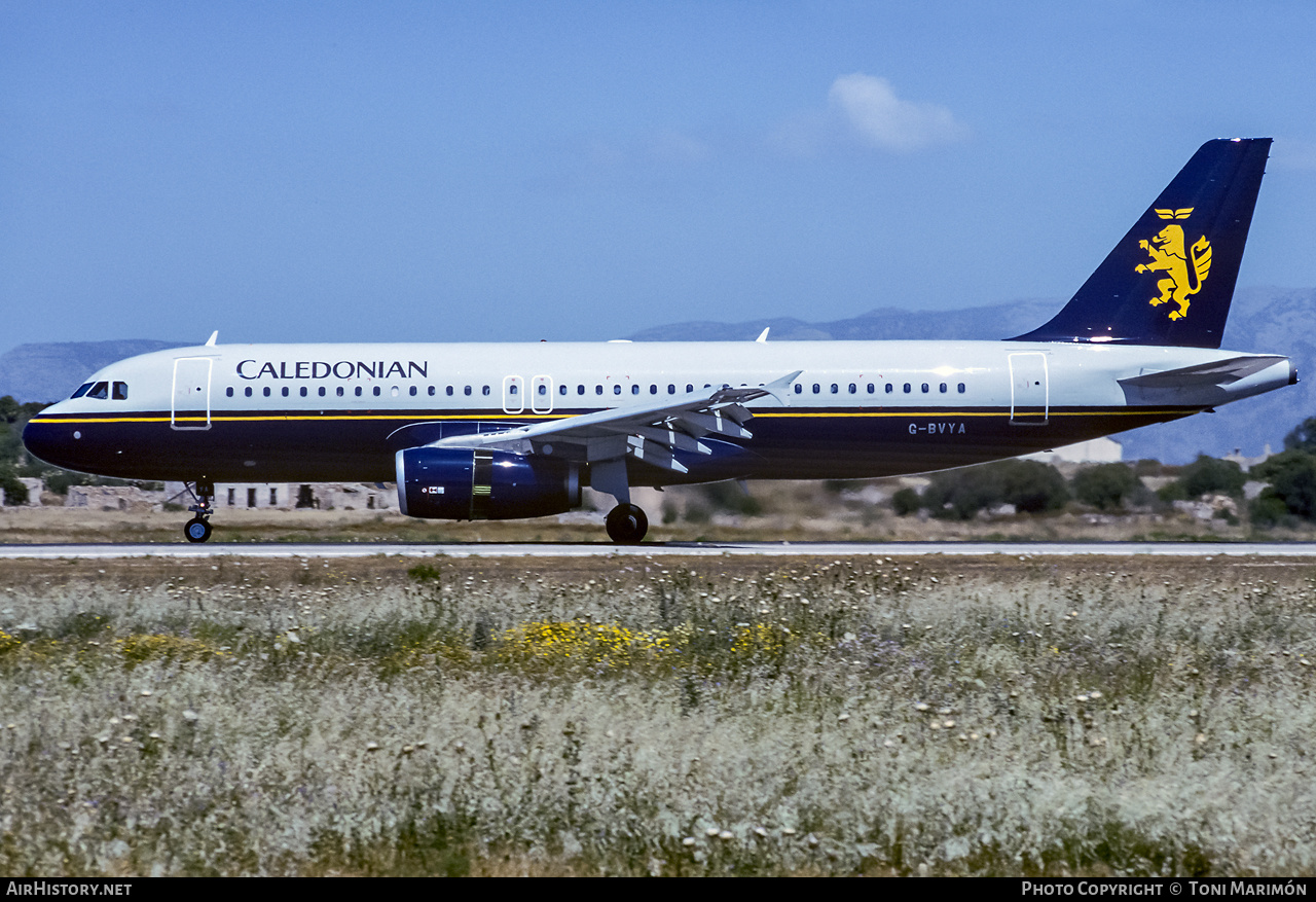 Aircraft Photo of G-BVYA | Airbus A320-231 | Caledonian Airways | AirHistory.net #397847