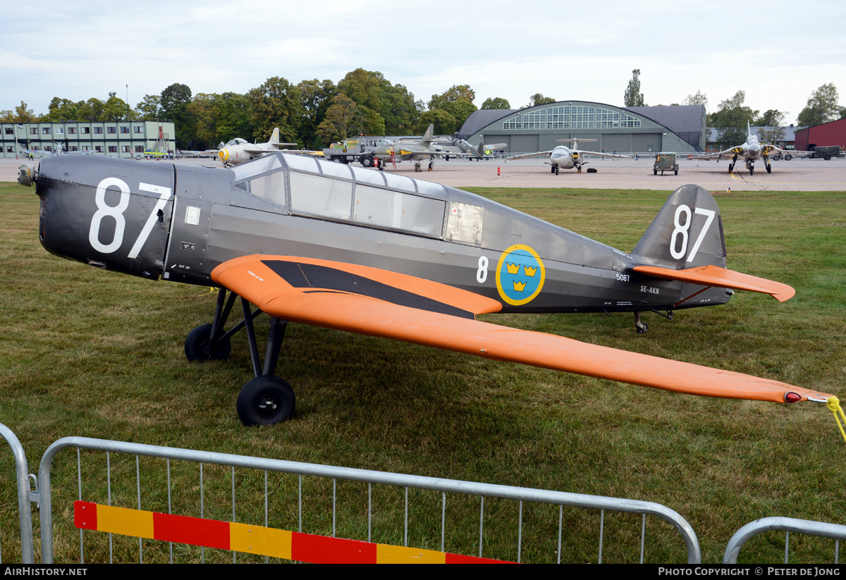 Aircraft Photo of SE-AKN / 5087 | Klemm Sk15A (Kl 35D) | Sweden - Air Force | AirHistory.net #397890