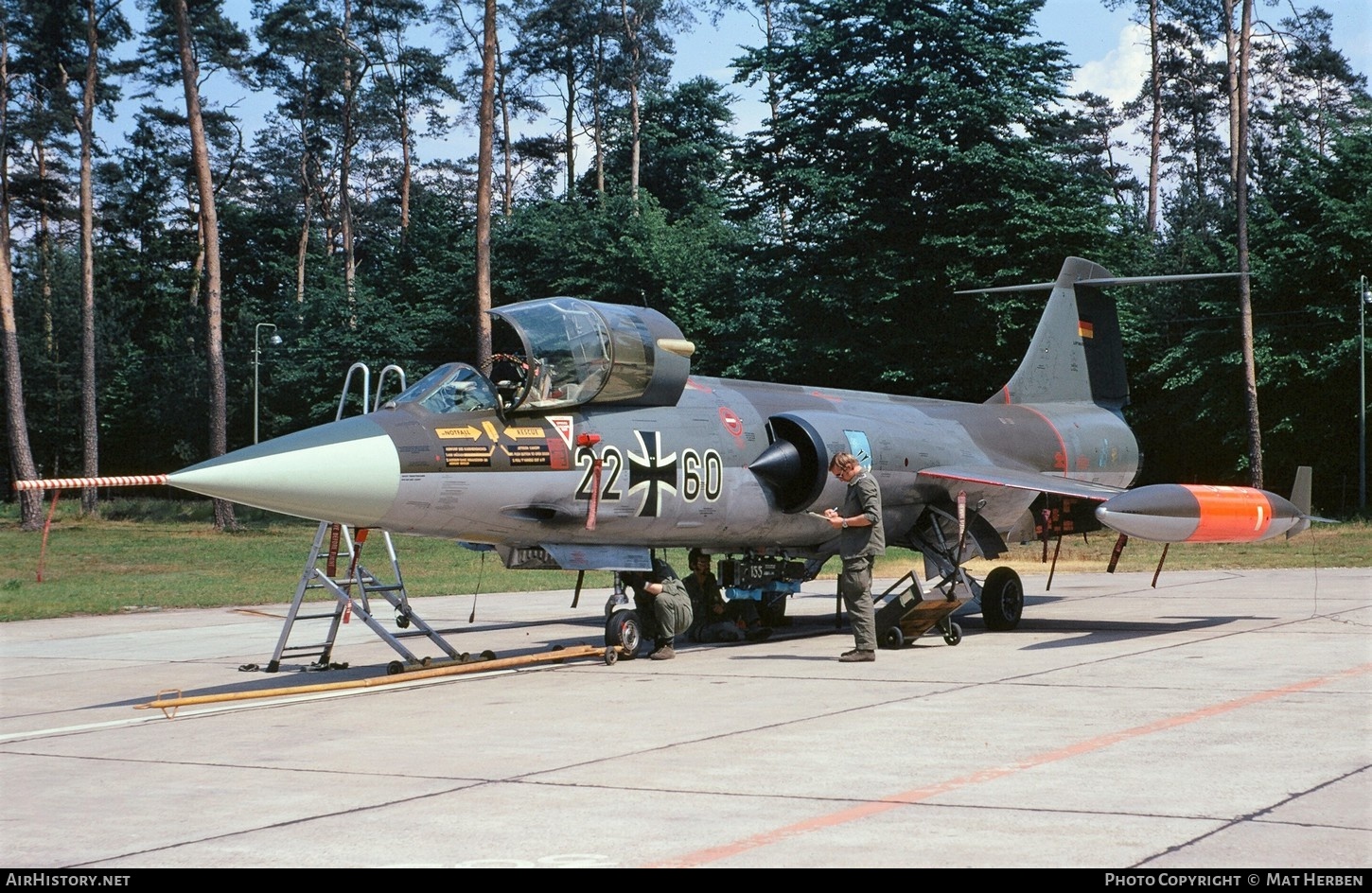 Aircraft Photo of 2260 | Lockheed F-104G Starfighter | Germany - Air Force | AirHistory.net #397930