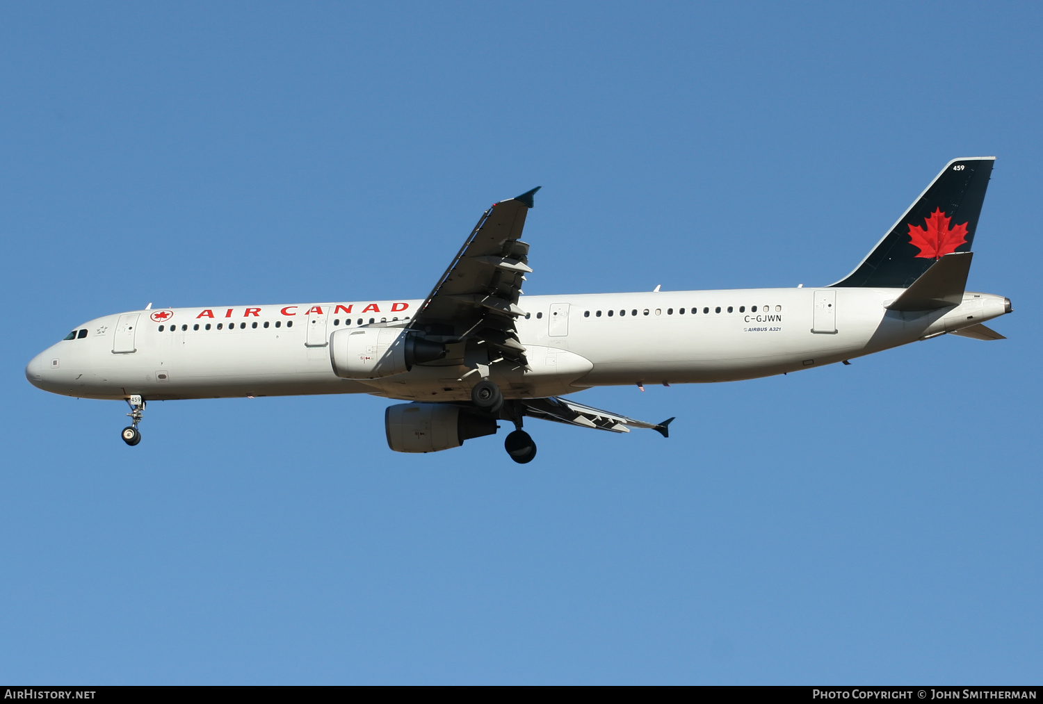 Aircraft Photo of C-GJWN | Airbus A321-211 | Air Canada | AirHistory.net #397950