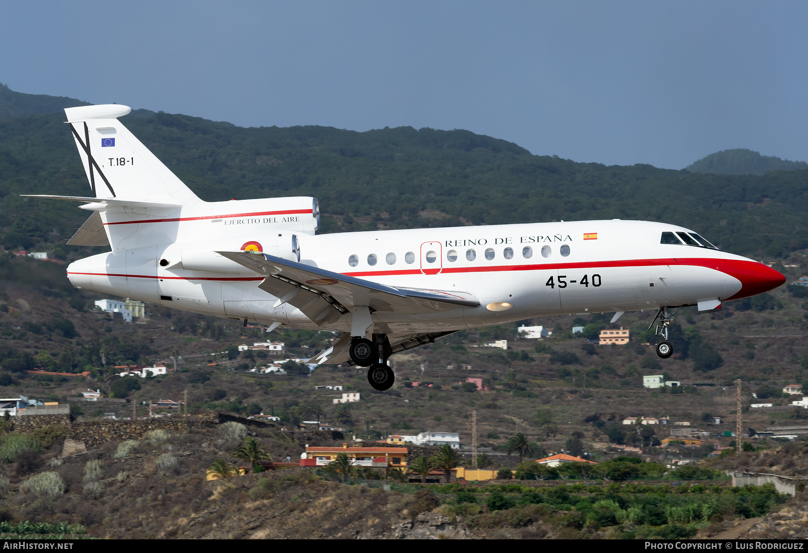Aircraft Photo of T18-1 | Dassault Falcon 900 | Spain - Air Force | AirHistory.net #397958
