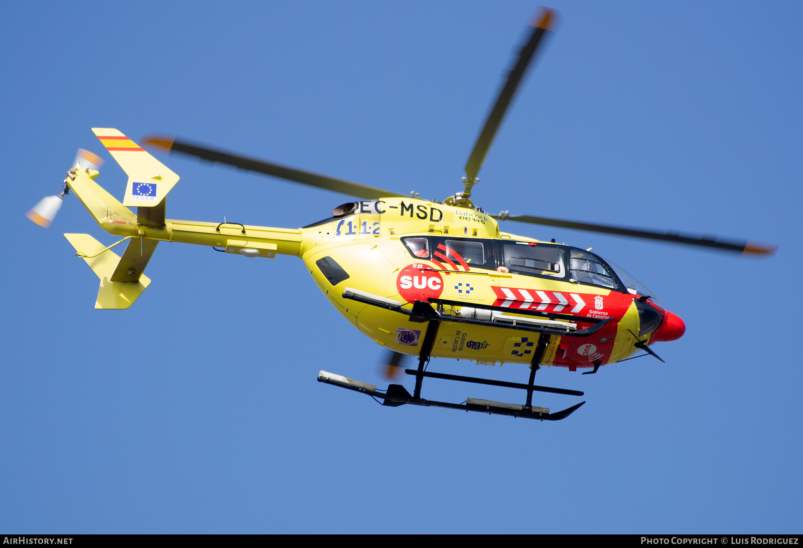 Aircraft Photo of EC-MSD | Airbus Helicopters EC-145 (BK-117 D-2) | Babcock International | AirHistory.net #397963