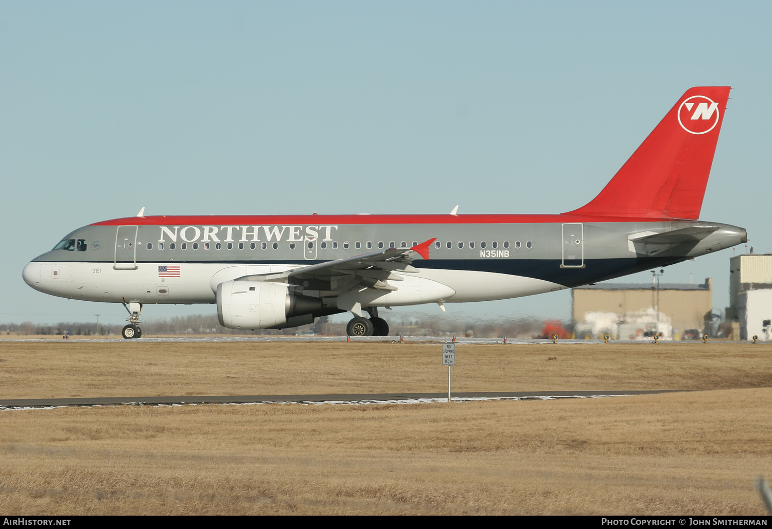 Aircraft Photo of N351NB | Airbus A319-114 | Northwest Airlines | AirHistory.net #397970