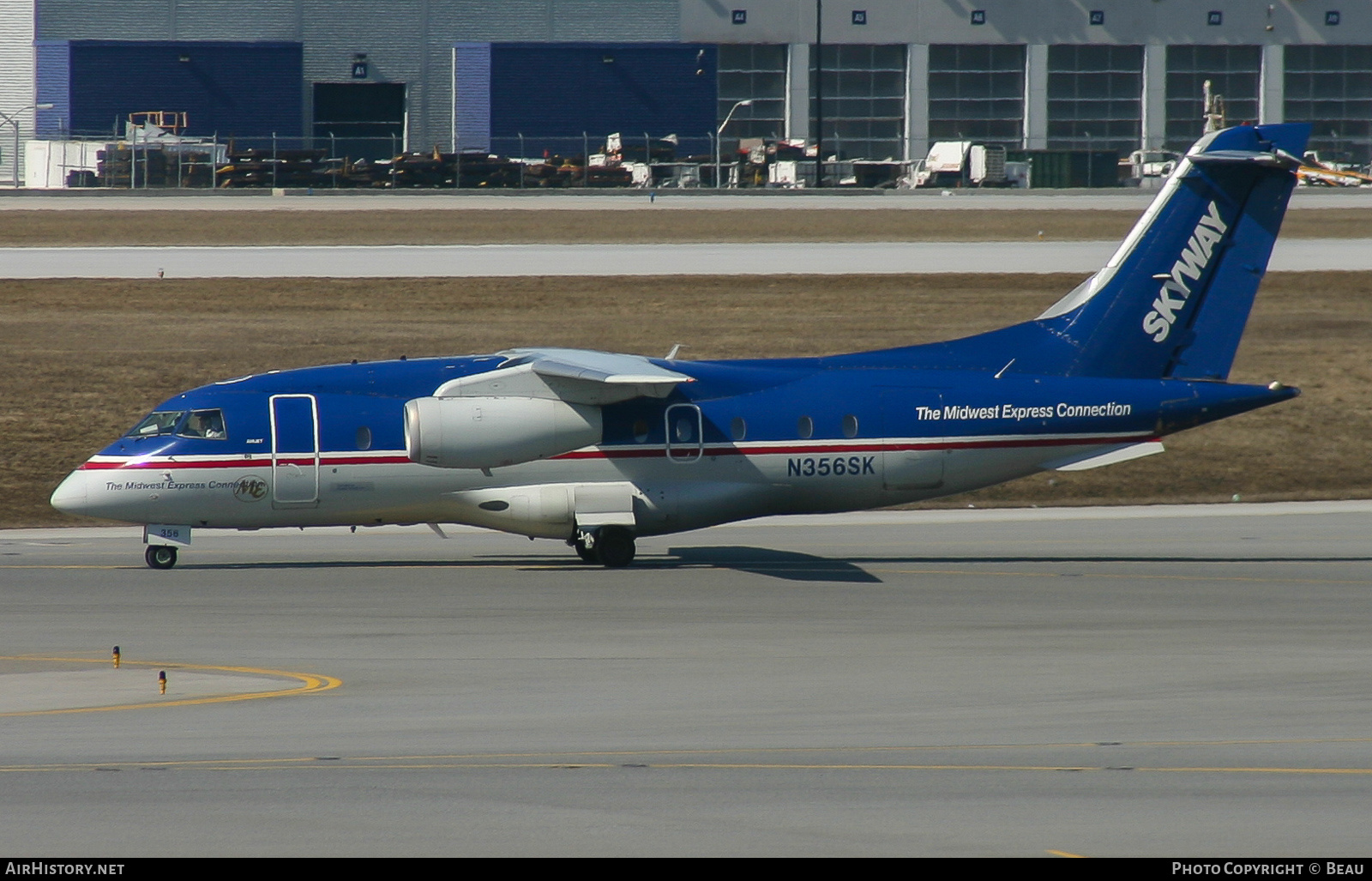 Aircraft Photo of N356SK | Fairchild Dornier 328-310 328JET | Skyway Midwest Express Connection | AirHistory.net #397973