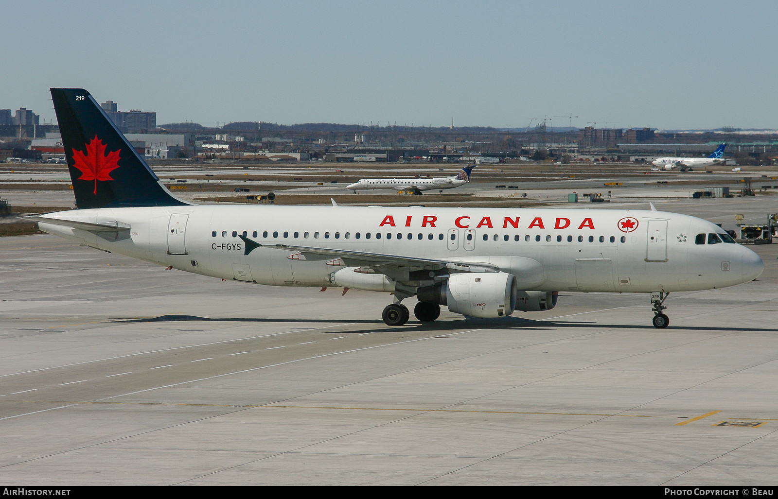 Aircraft Photo of C-FGYS | Airbus A320-211 | Air Canada | AirHistory.net #397993