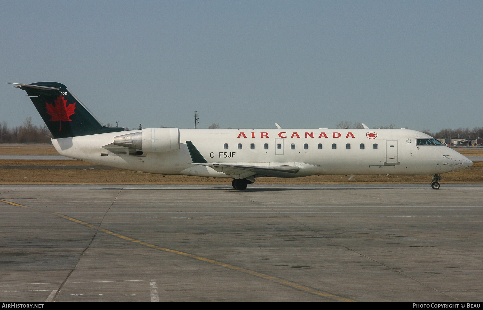 Aircraft Photo of C-FSJF | Canadair CRJ-100ER (CL-600-2B19) | Air Canada | AirHistory.net #398004