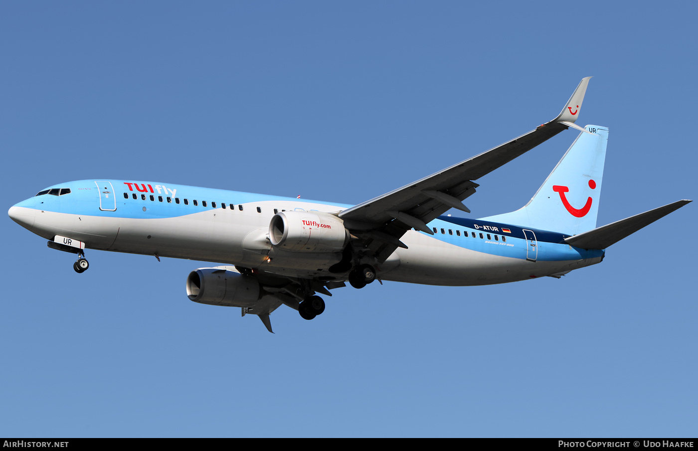 Aircraft Photo of D-ATUR | Boeing 737-8K5 | TUIfly | AirHistory.net #398029