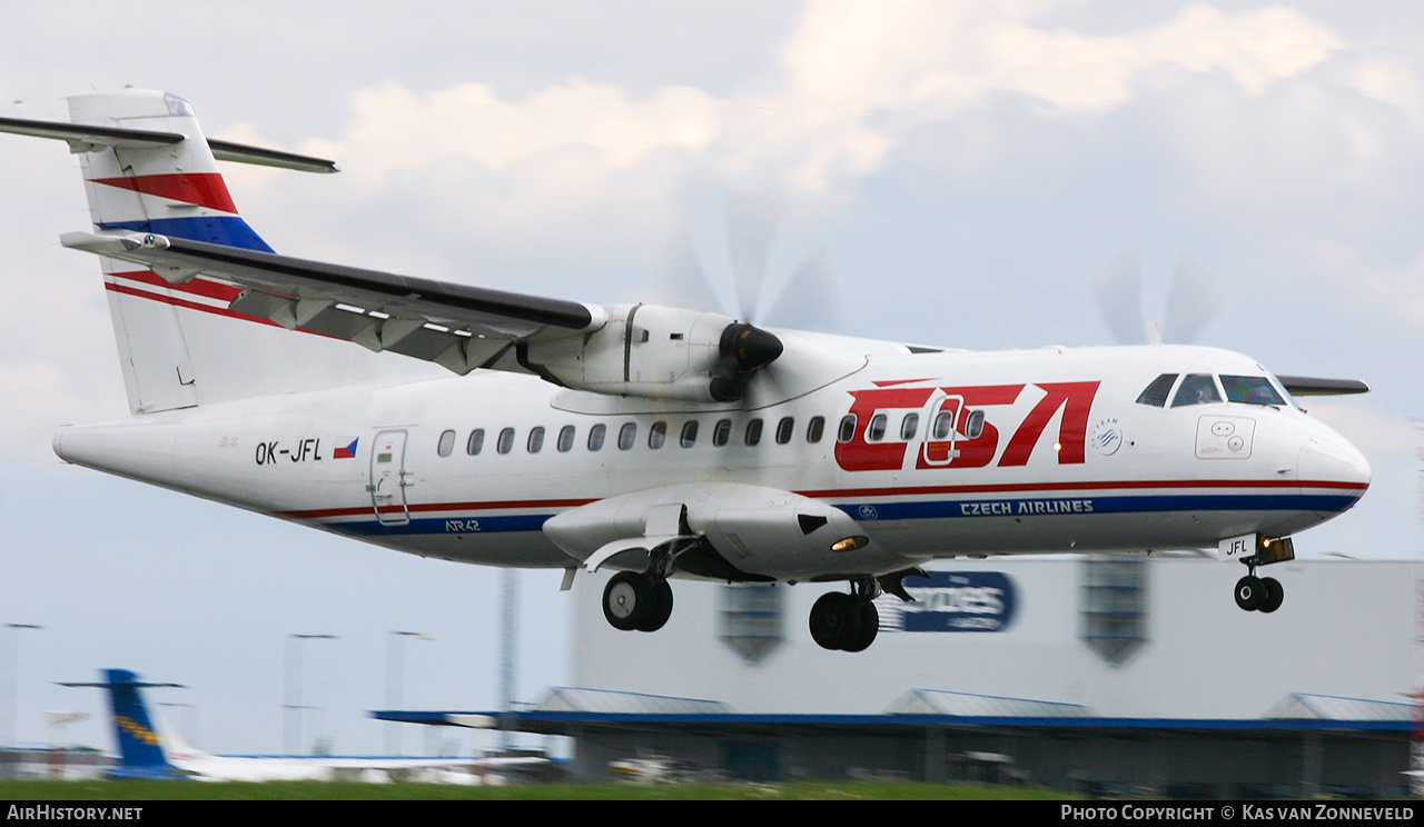 Aircraft Photo of OK-JFL | ATR ATR-42-500 | ČSA - Czech Airlines | AirHistory.net #398052