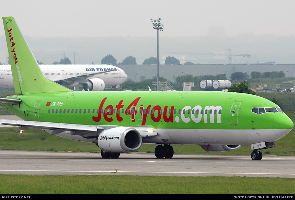 Aircraft Photo of CN-RPH | Boeing 737-46J | Jet4you | AirHistory.net #398069