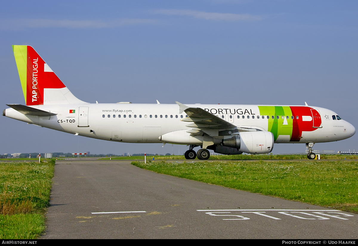 Aircraft Photo of CS-TQD | Airbus A320-214 | TAP Portugal | AirHistory.net #398078
