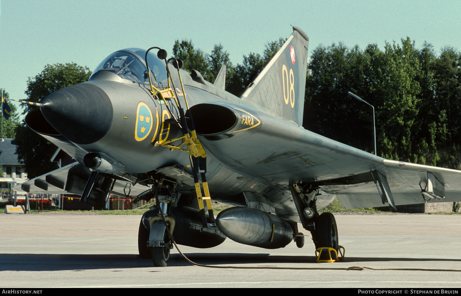 Aircraft Photo of 35608 | Saab J35J Draken | Sweden - Air Force | AirHistory.net #398080