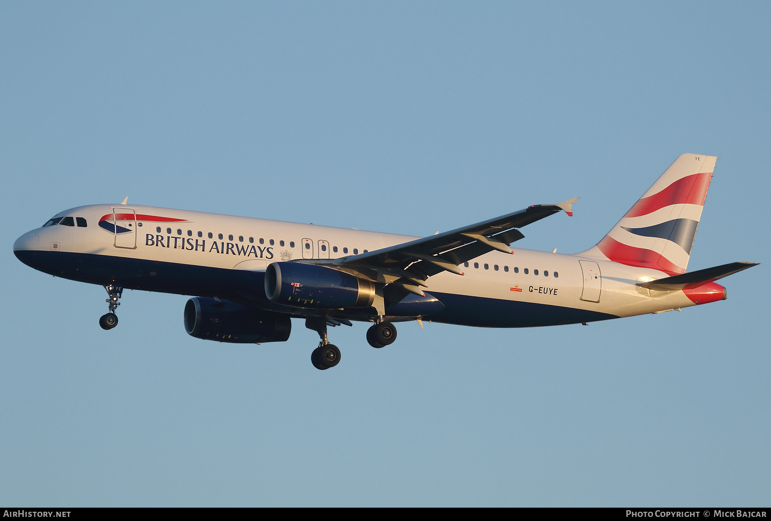 Aircraft Photo of G-EUYE | Airbus A320-232 | British Airways | AirHistory.net #398084