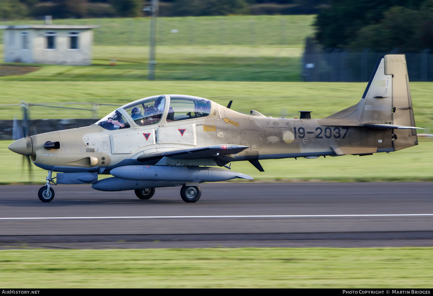 Aircraft Photo of 19-2037 | Embraer A-29B Super Tucano | USA - Air Force | AirHistory.net #398104