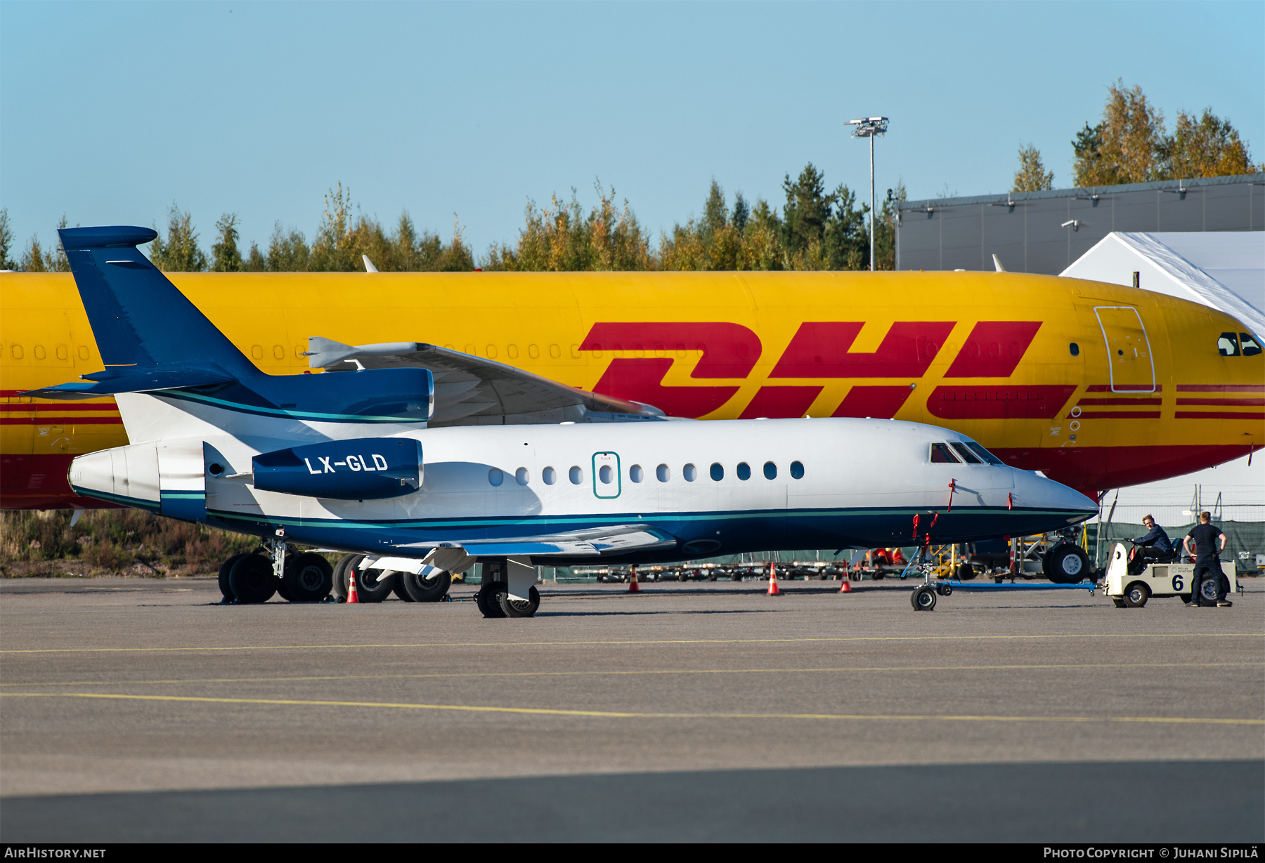 Aircraft Photo of LX-GLD | Dassault Falcon 900EX | AirHistory.net #398121